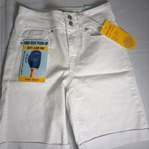 Wax Jean women White Jean Shorts